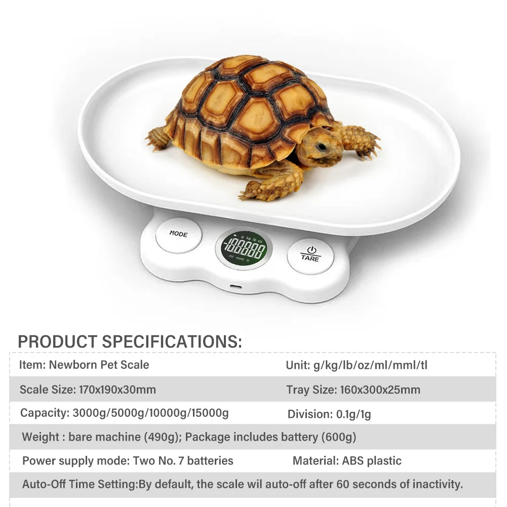 Digital Pet Scale For Small Animals