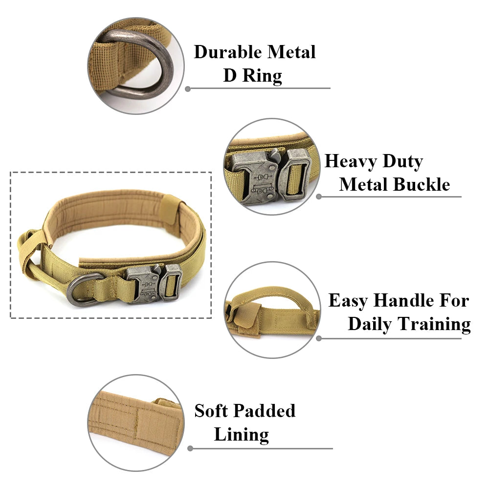 Tactical Dog Collar And Leash Set