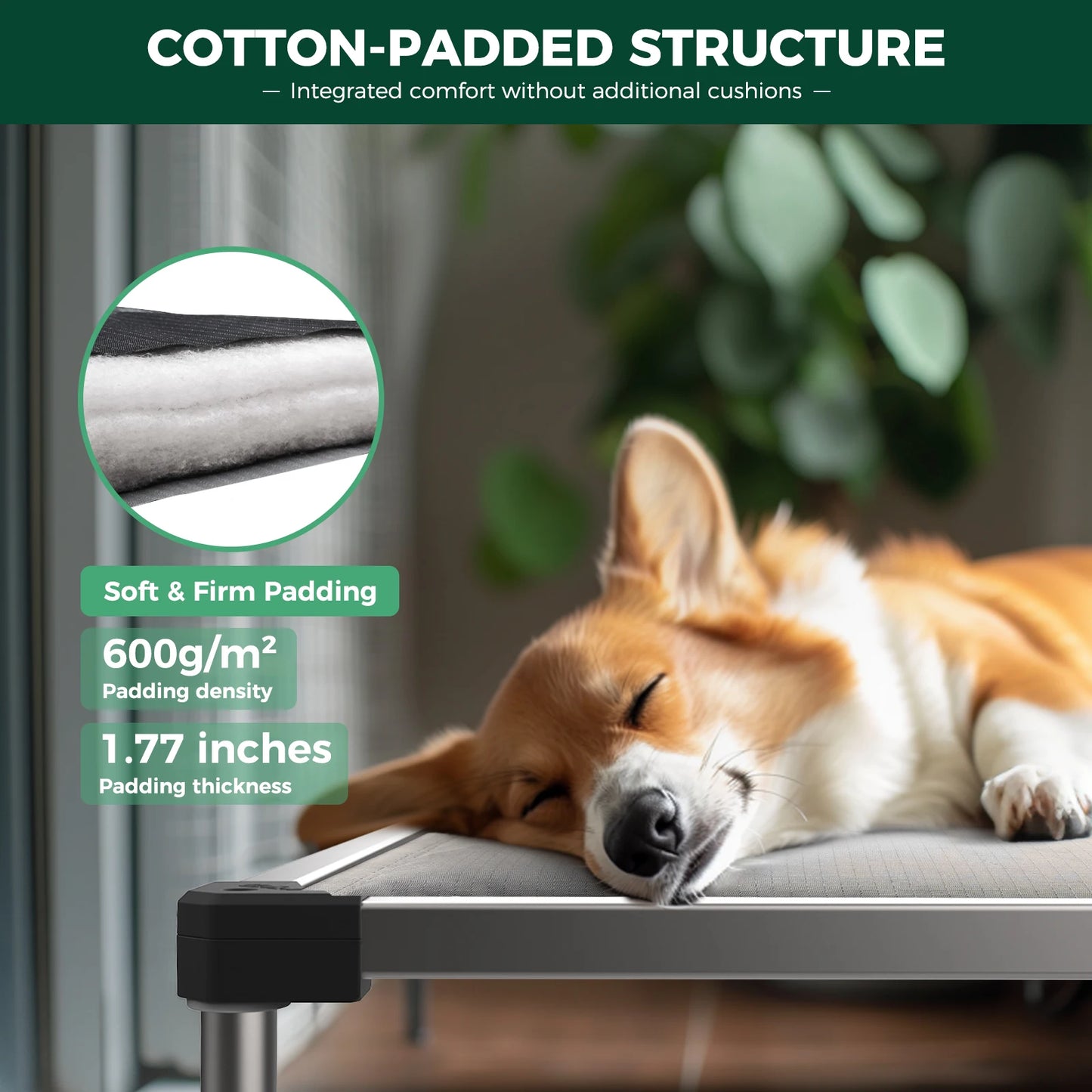 Padded Dog Bed For Crate