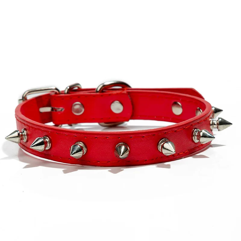 Spiked Studded Leather Dog Collars
