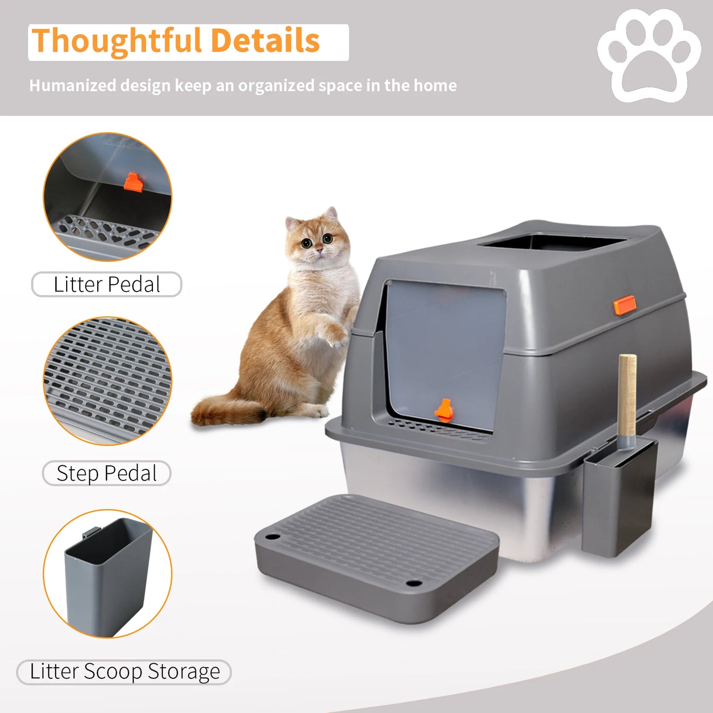 Cat Litter Box with Lid