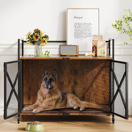 Wooden Dog Crate