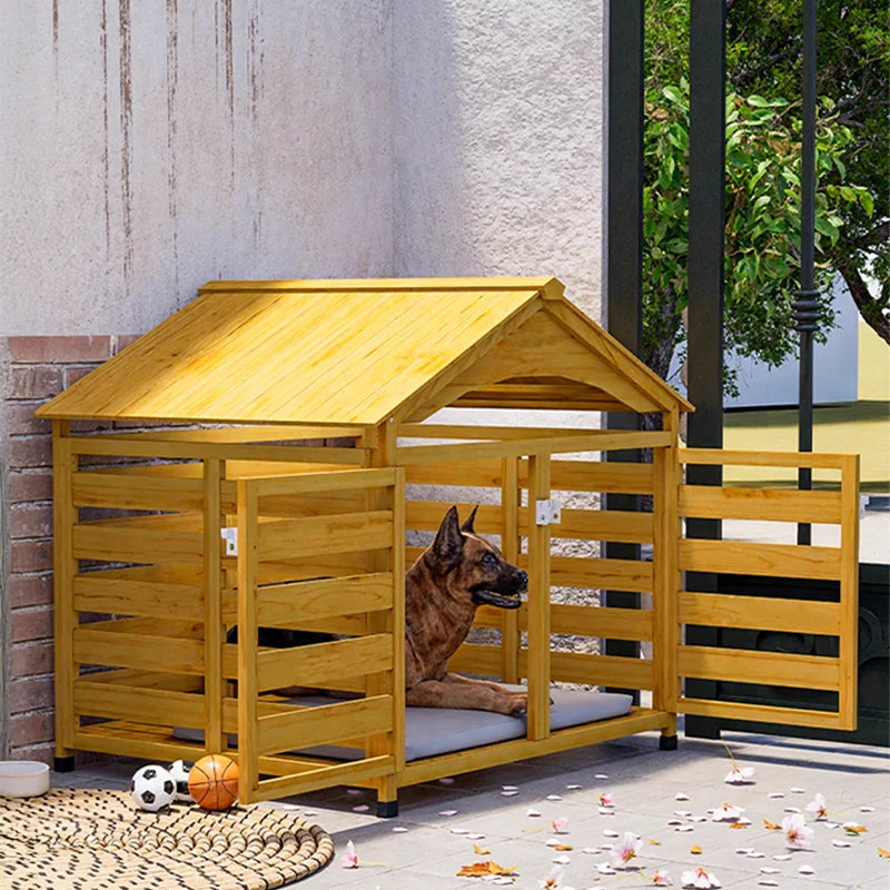 Solid Wood Dog House