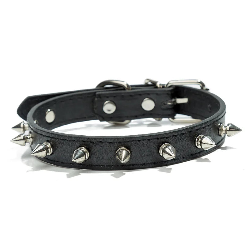 Spiked Studded Leather Dog Collars