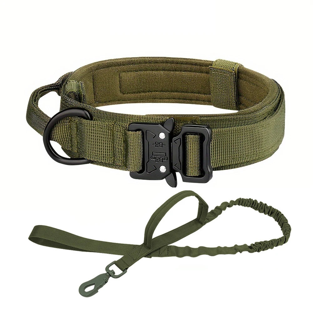 Tactical Dog Collar And Leash Set
