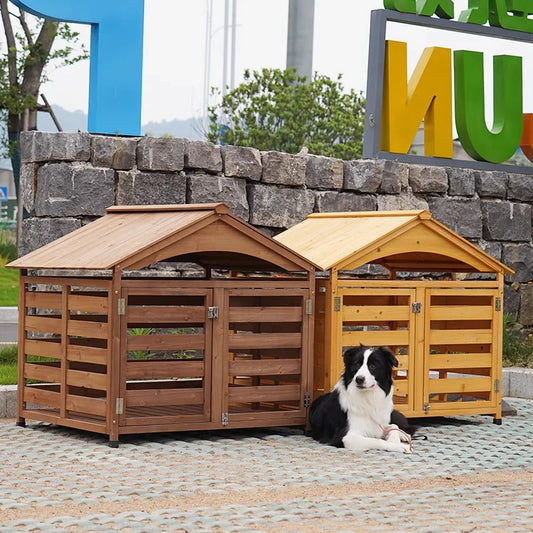 Solid Wood Dog House