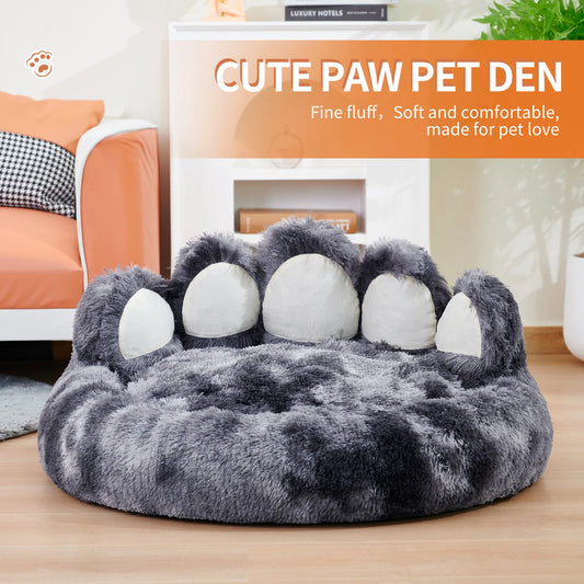 Pet Dog Bed Paw Shape