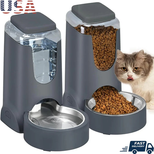 Automatic Pet Feeder Water Dispenser