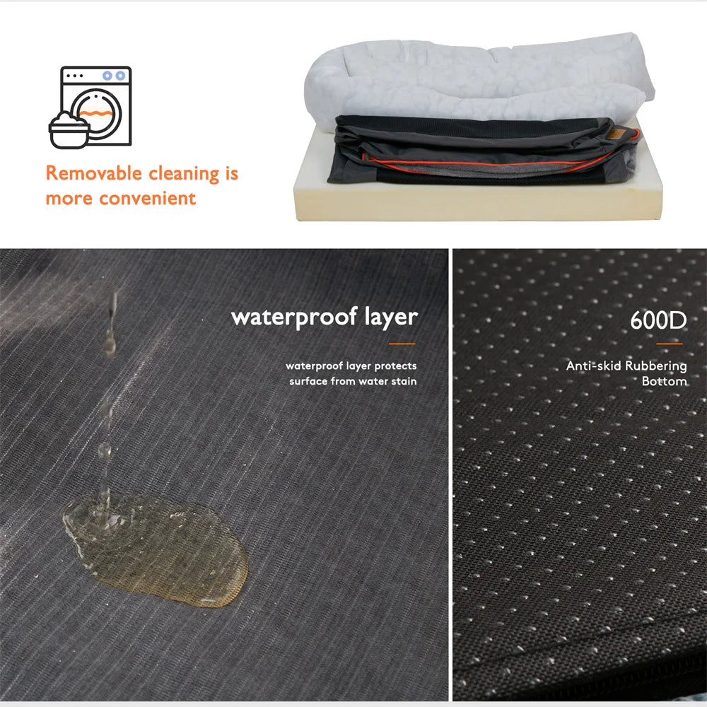 Dog Bed Memory Foam Pet Sofa