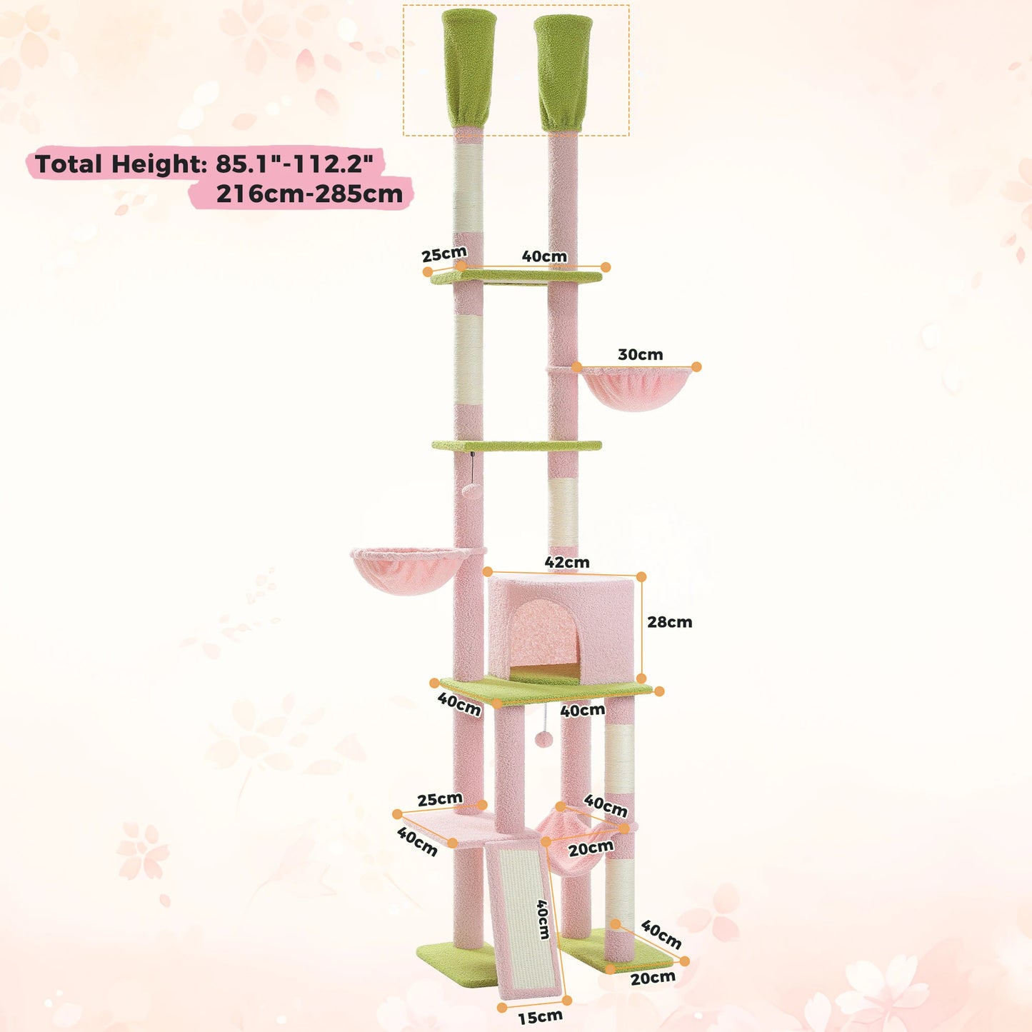 Floor to Ceiling Cat Tree