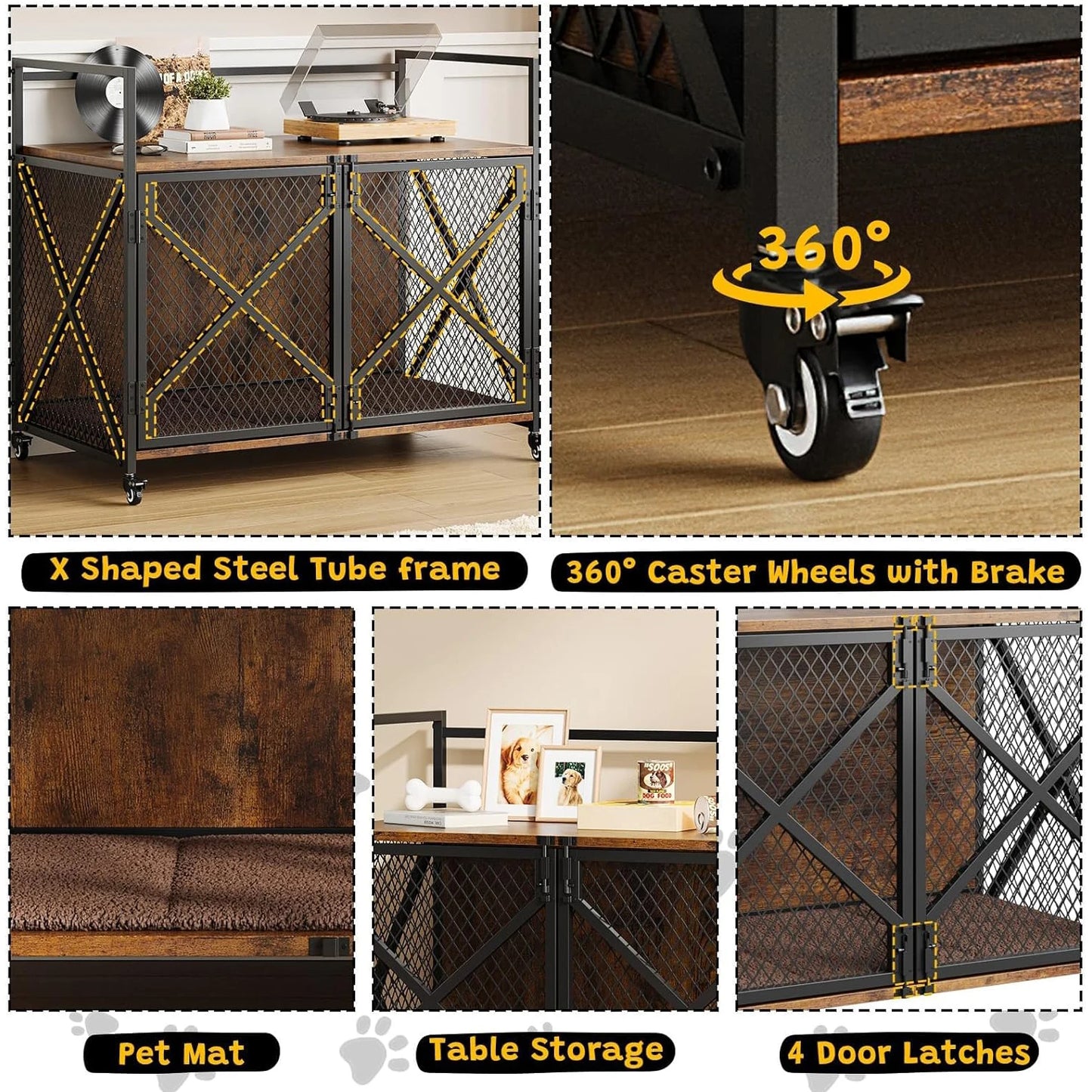 Wooden Dog Crate