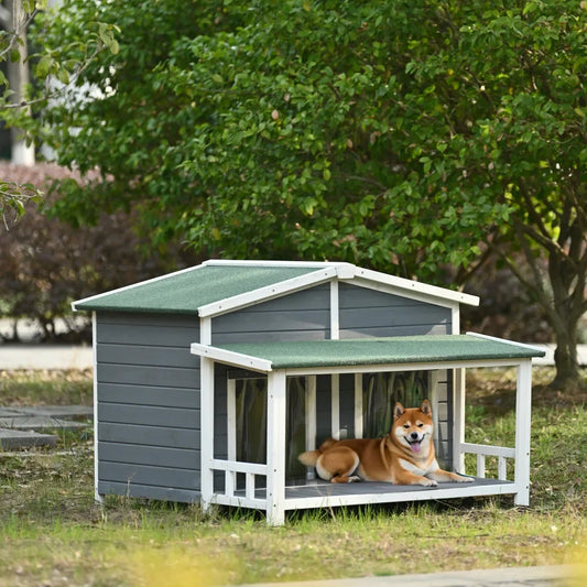 Large Wooden Dog House Outdoor