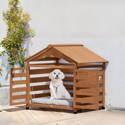 Solid Wood Dog House