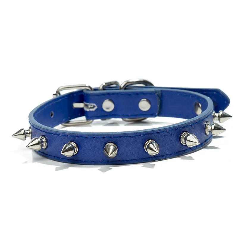 Spiked Studded Leather Dog Collars