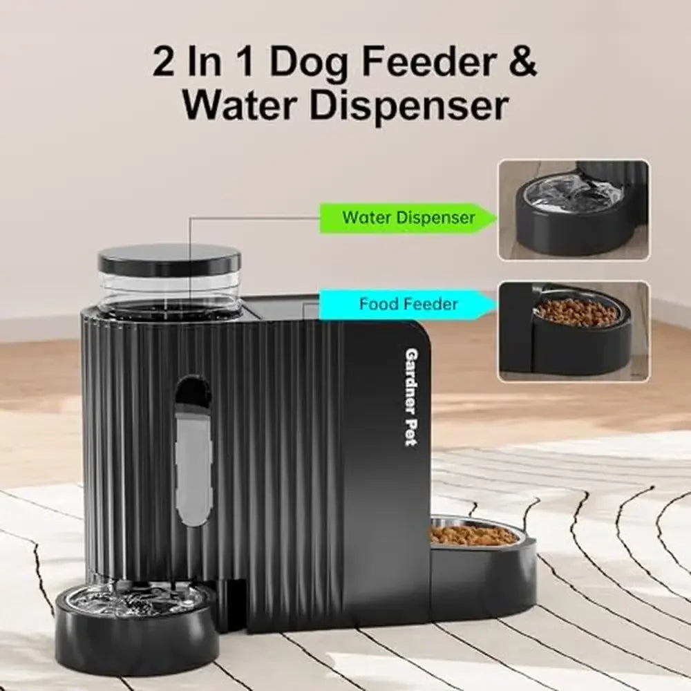 Gravity Pet Feeder And Water Dispenser