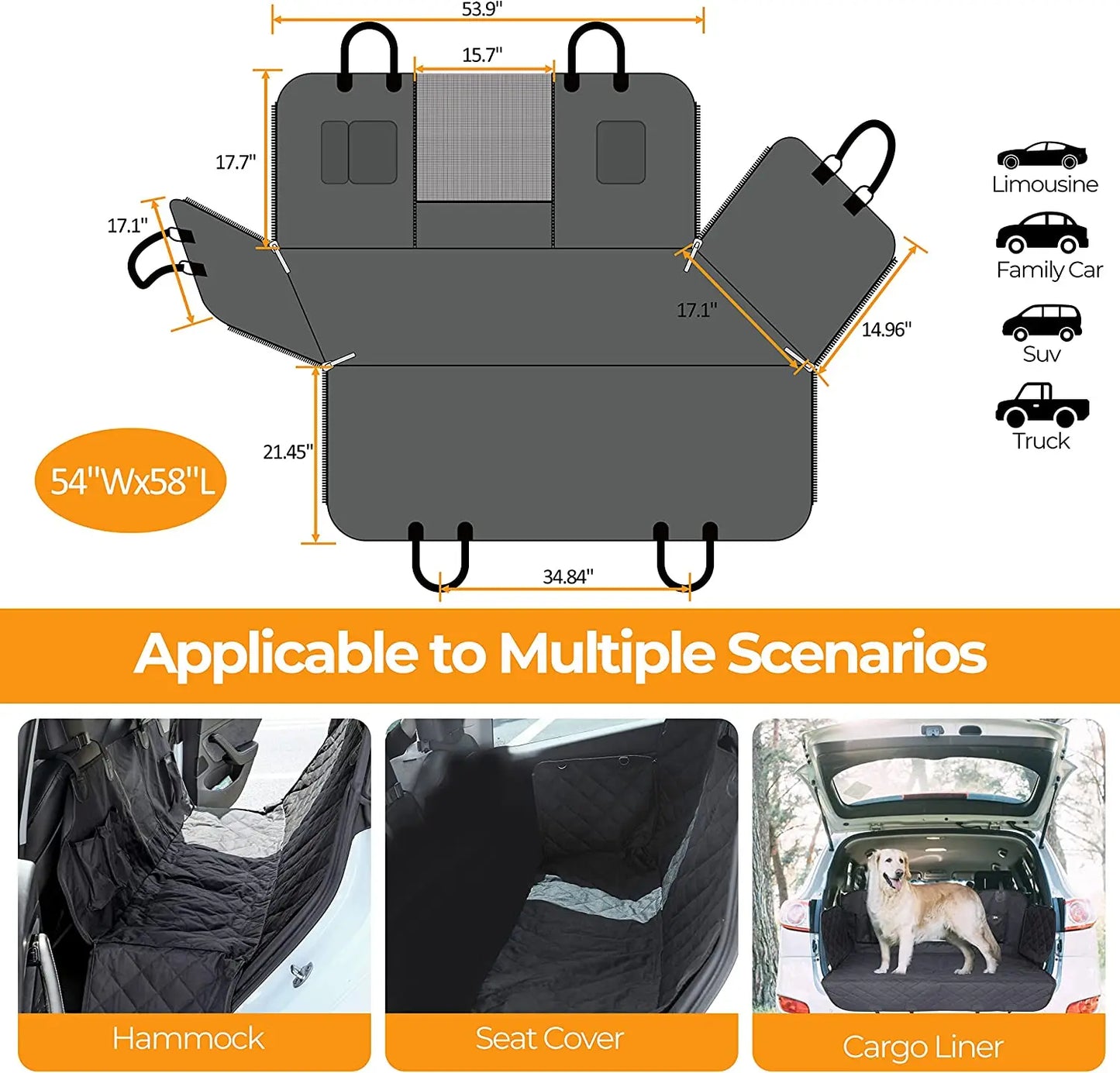 Dog Car Seat Cover