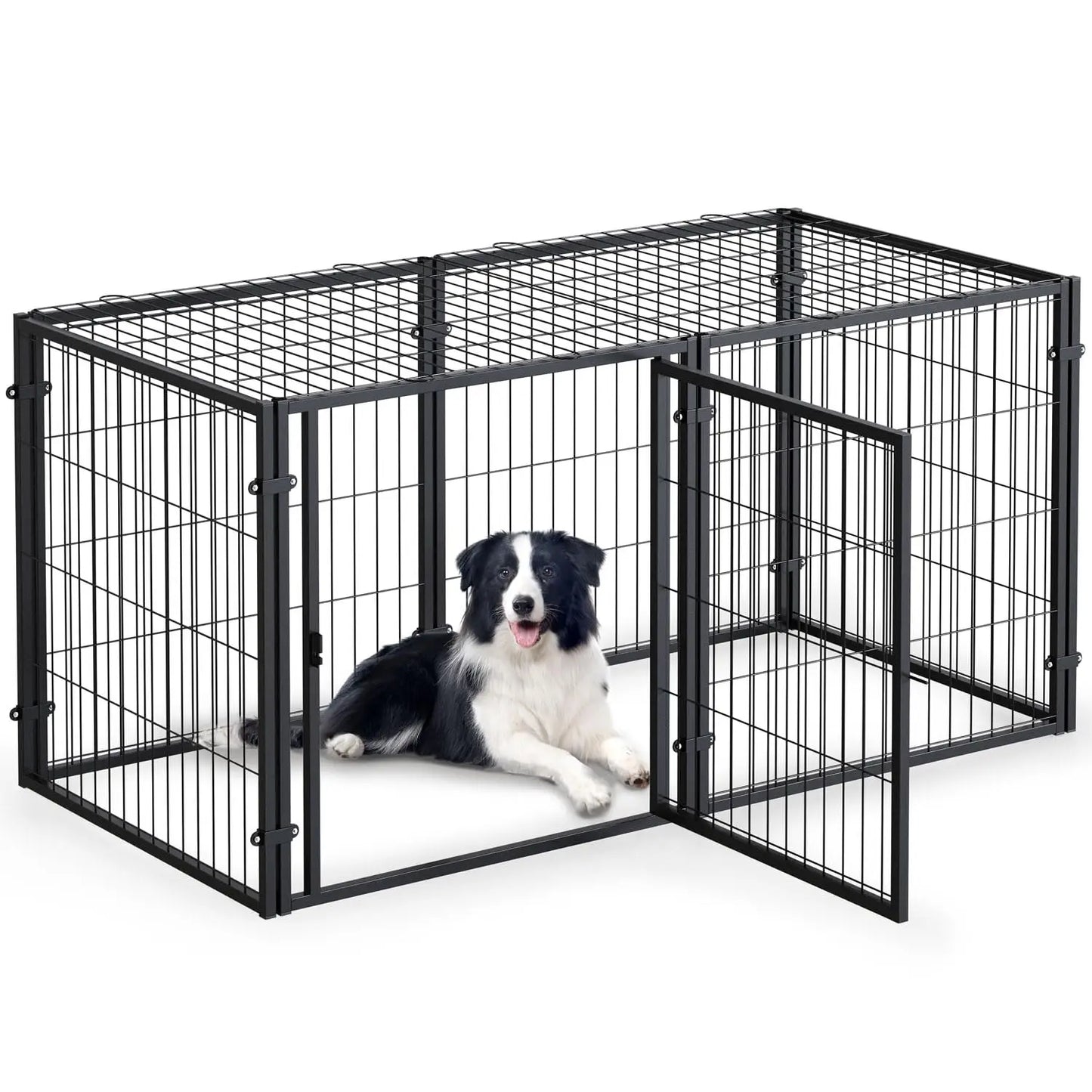 Dog Crate Double Door Cage