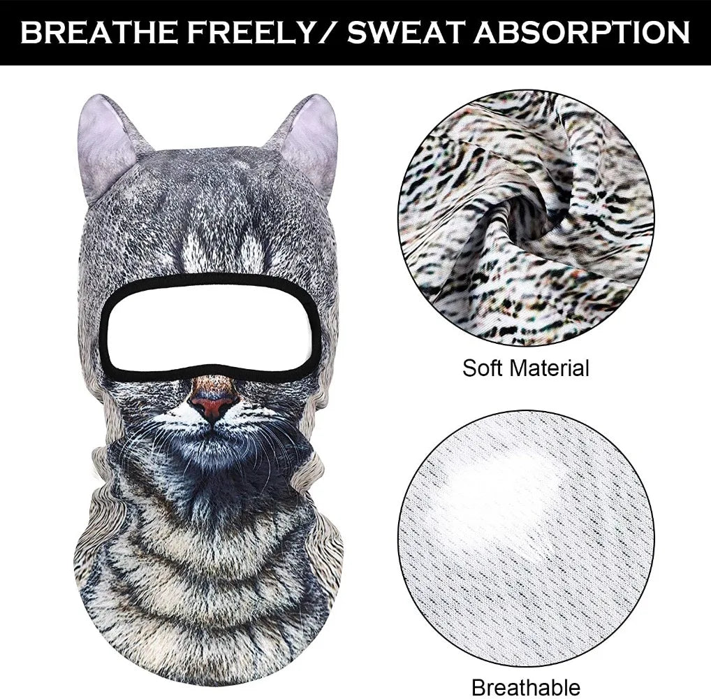 Cat Dog Full Face Mask