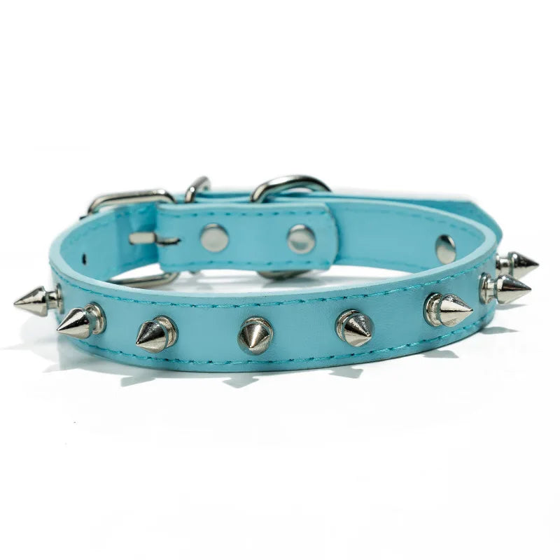 Spiked Studded Leather Dog Collars