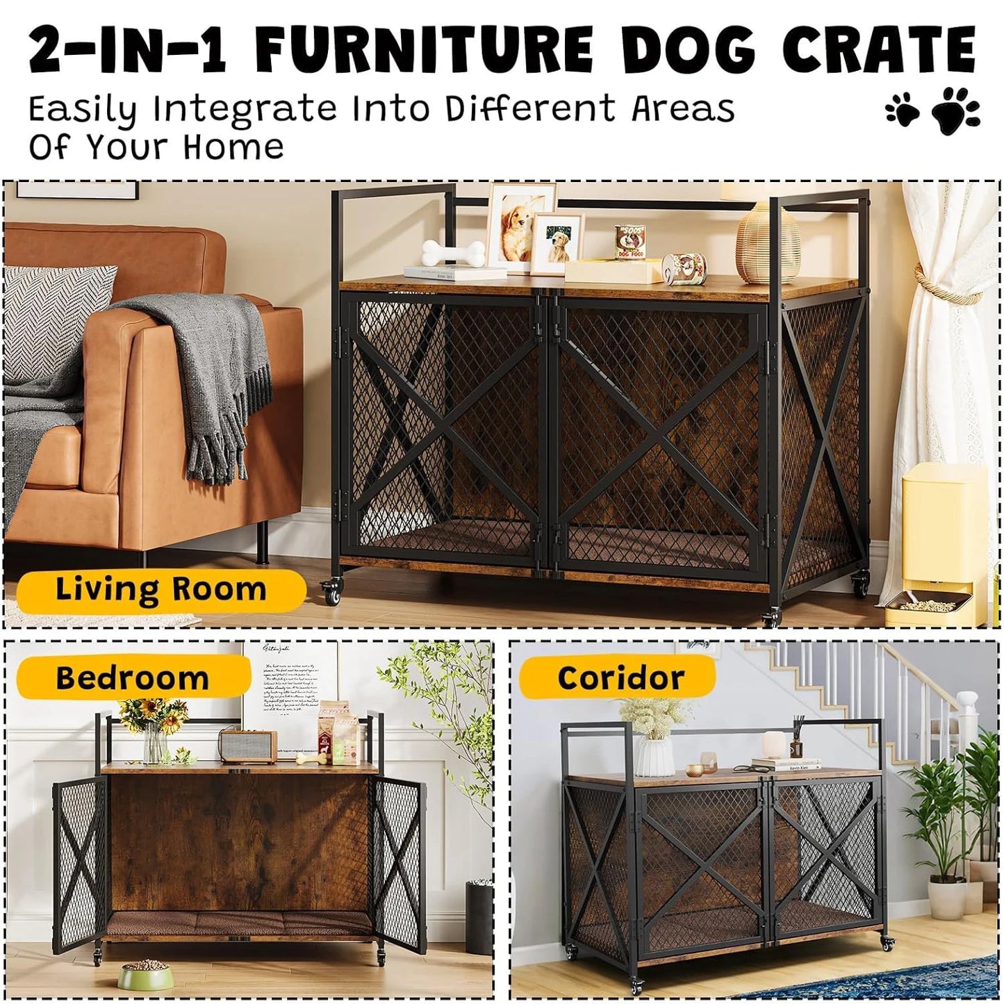Wooden Dog Crate