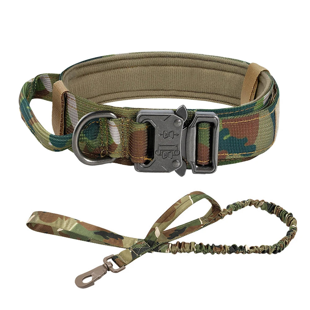 Tactical Dog Collar And Leash Set