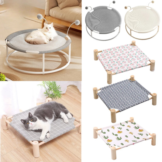 Raised Cat Hammock Bed,