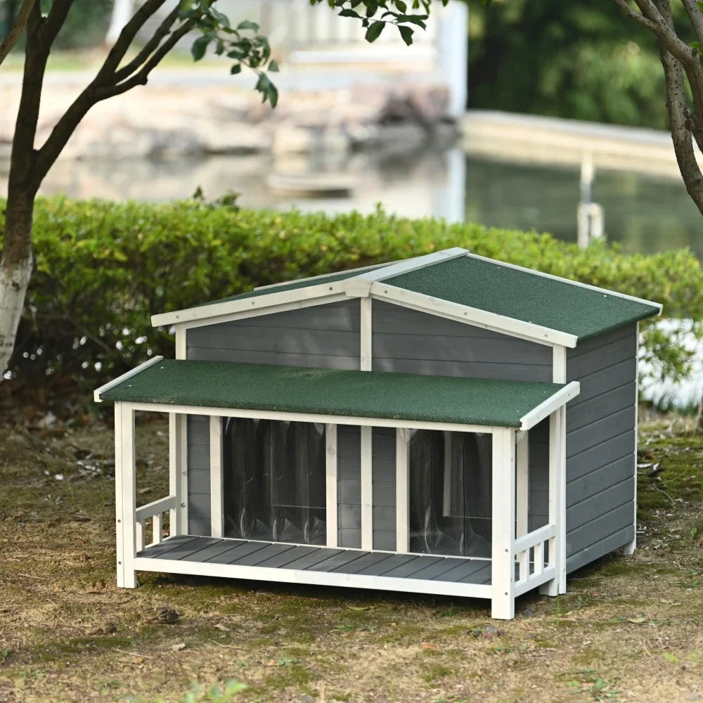Large Wooden Dog House Outdoor