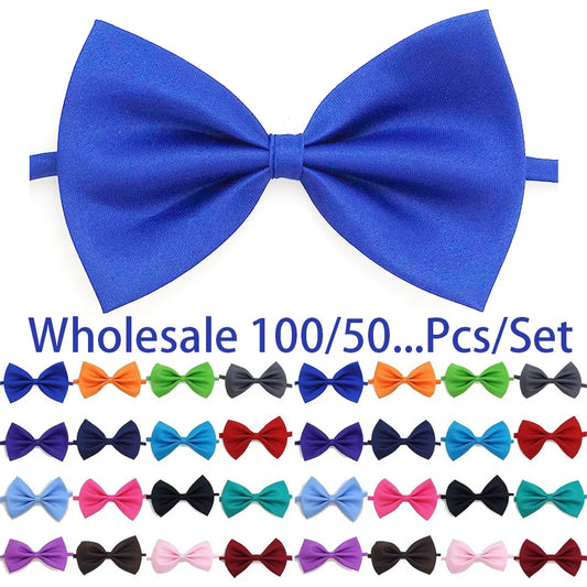 Adjustable Dog Cat Bow Tie Neck