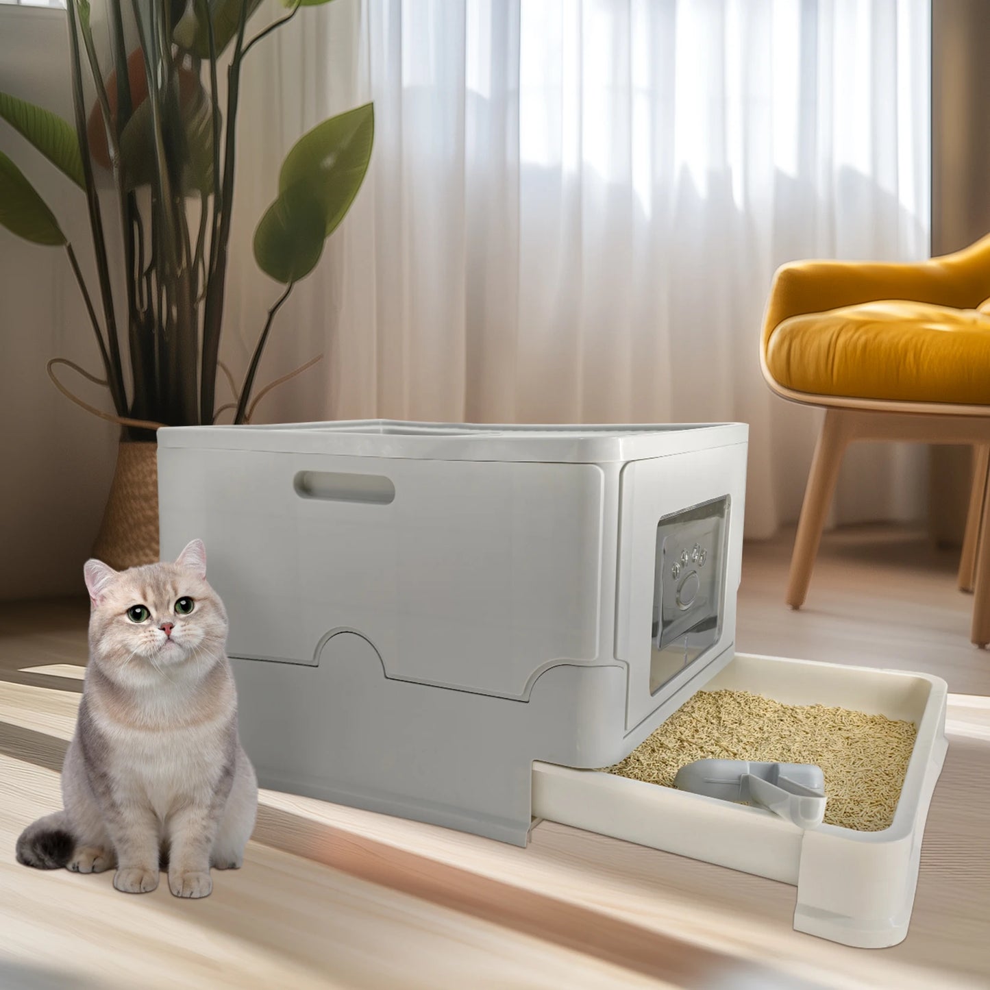 Cat Litter Box with Lid