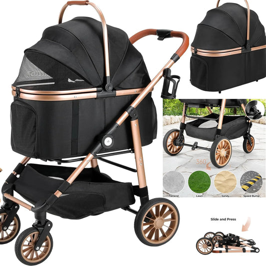 2in1 Dog Buggy Stroller