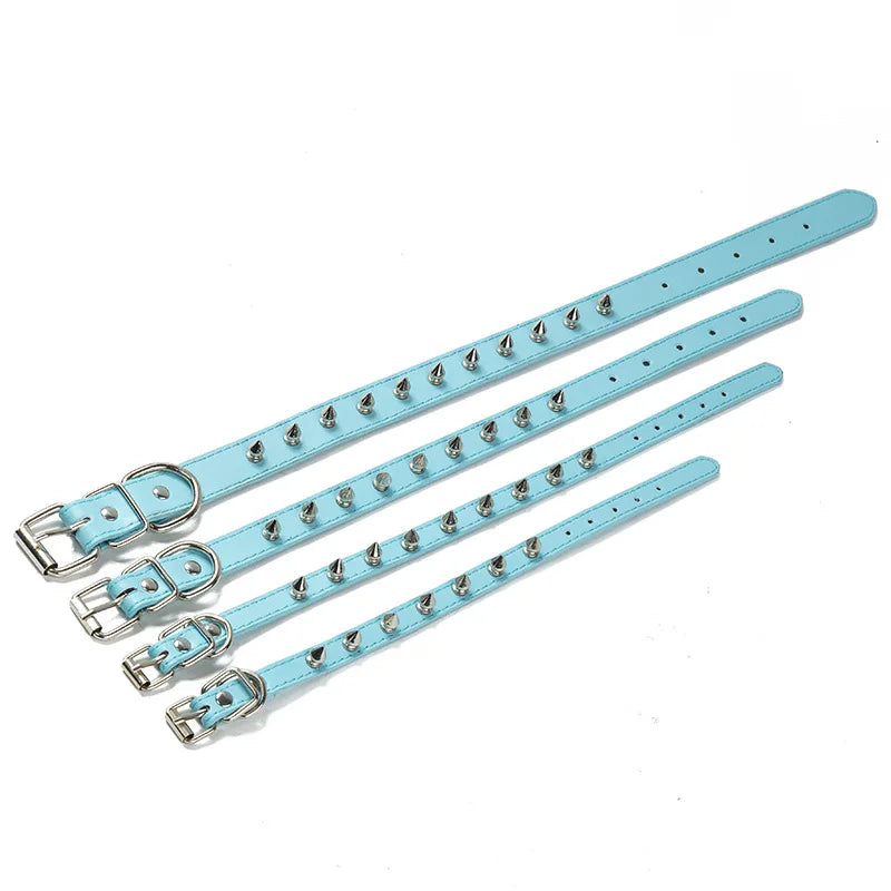 Spiked Studded Leather Dog Collars