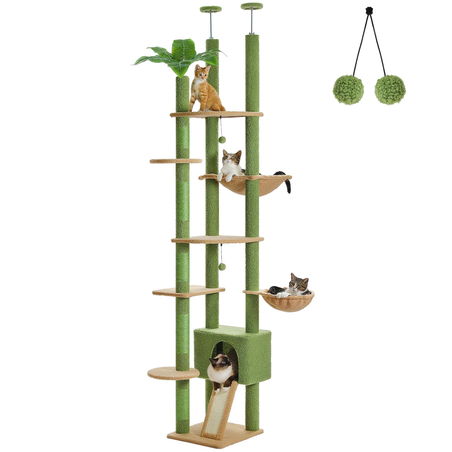 Floor to Ceiling Cat Tower