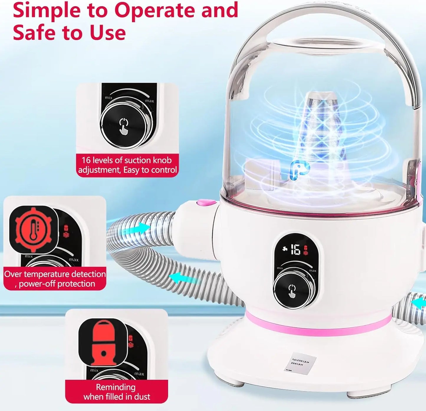 Hair Vacuum Groomer