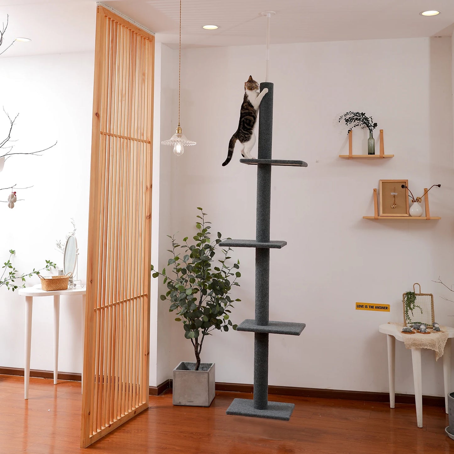 Adjustable Height Cat Tree
