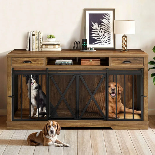 Double Dog Crate