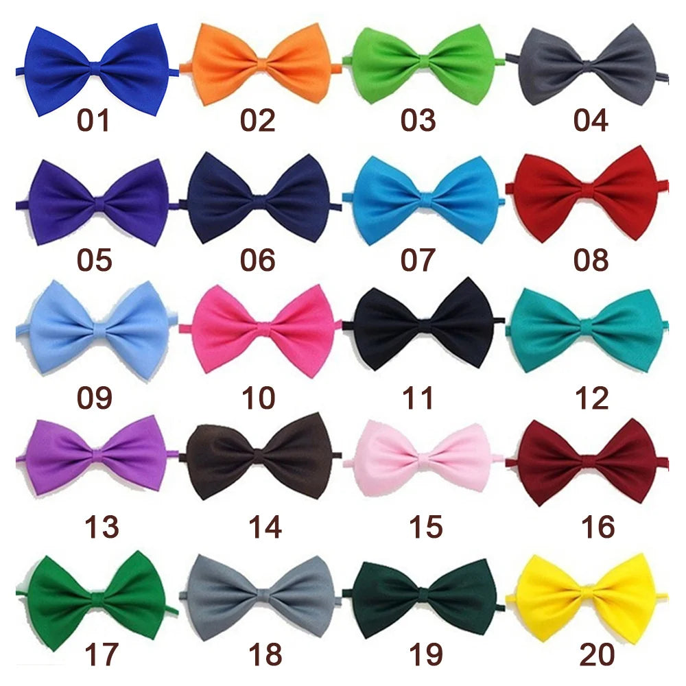 Adjustable Dog Cat Bow Tie Neck