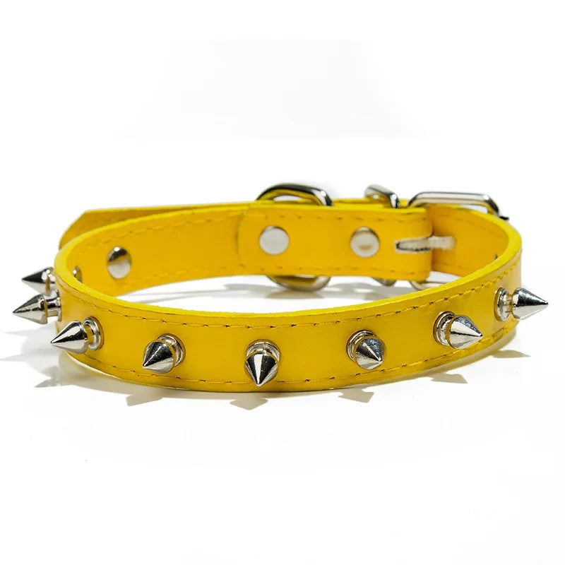 Spiked Studded Leather Dog Collars