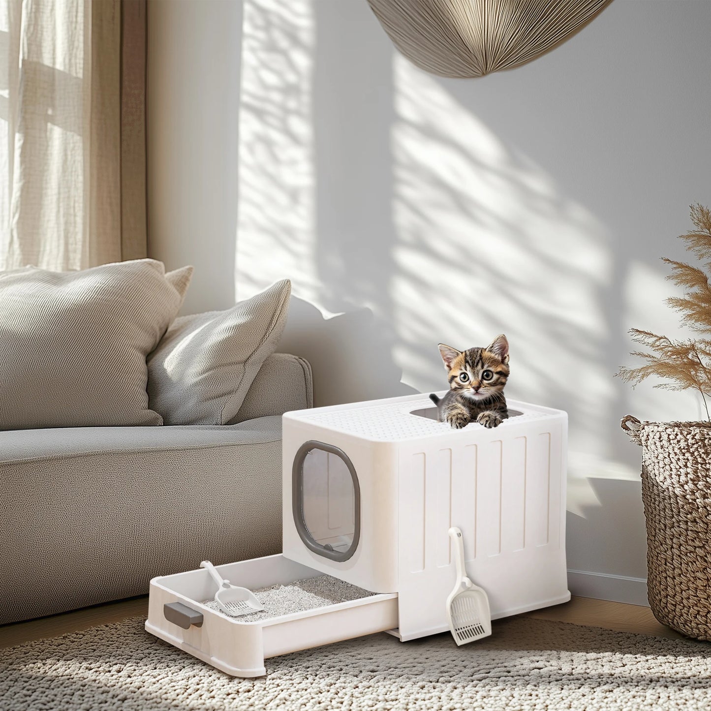 Cat Litter Box with Lid