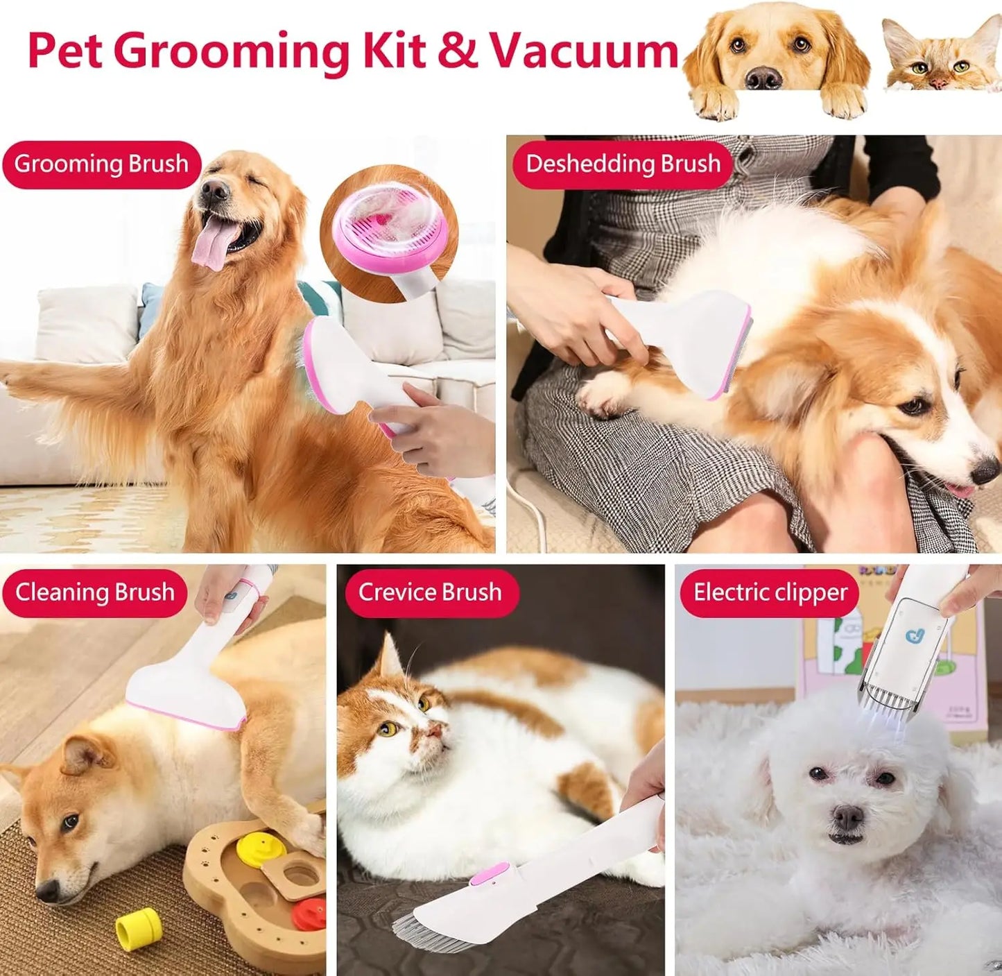 Hair Vacuum Groomer