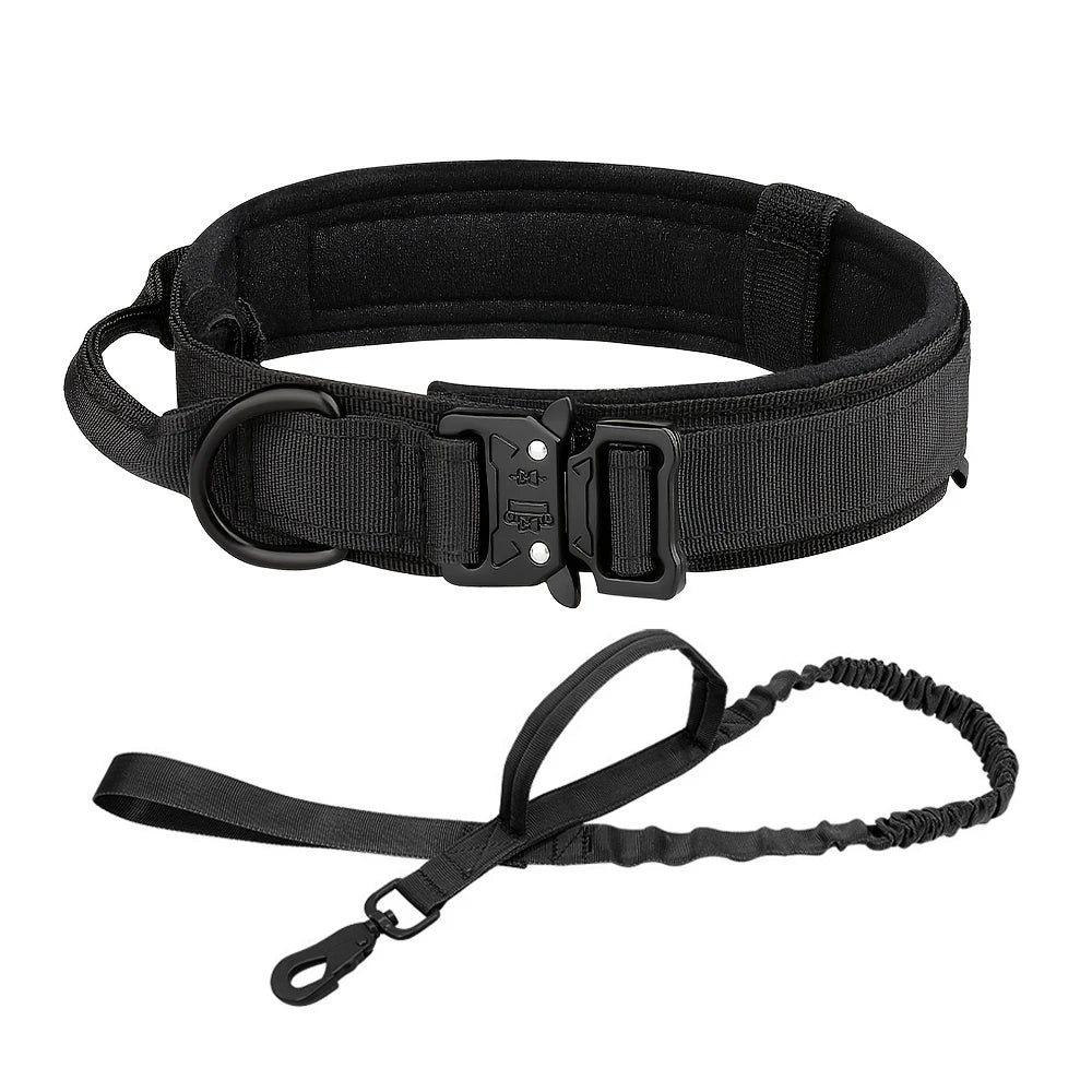 Tactical Dog Collar And Leash Set