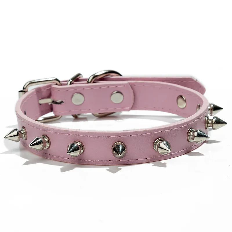Spiked Studded Leather Dog Collars