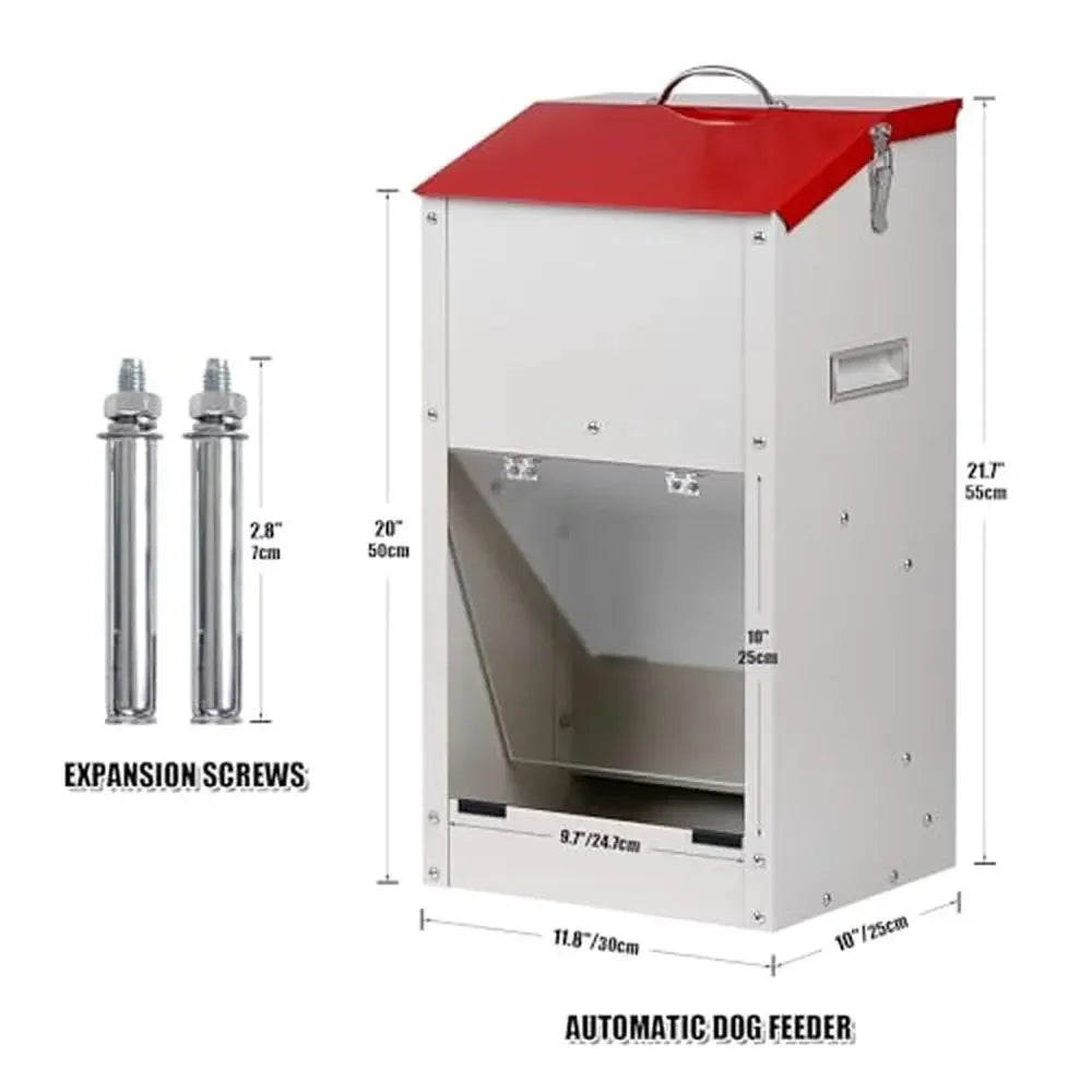Galvanized Steel Automatic Pet Feeder