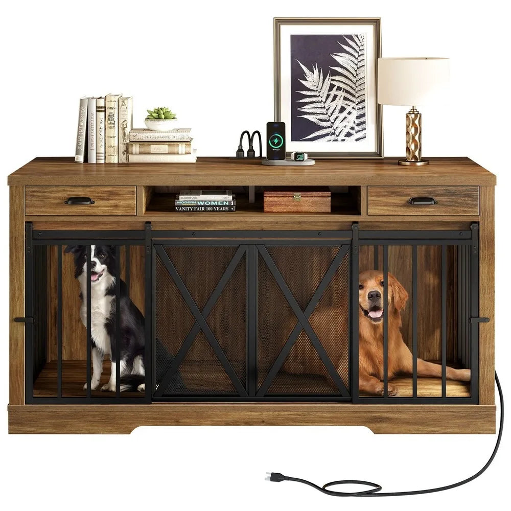 Double Dog Crate