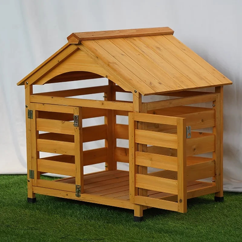 Solid Wood Dog House