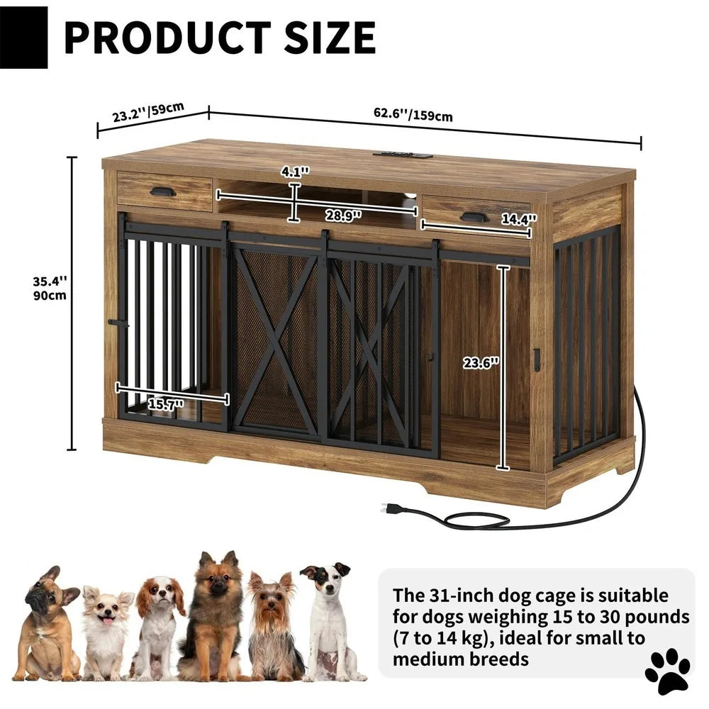 Double Dog Crate