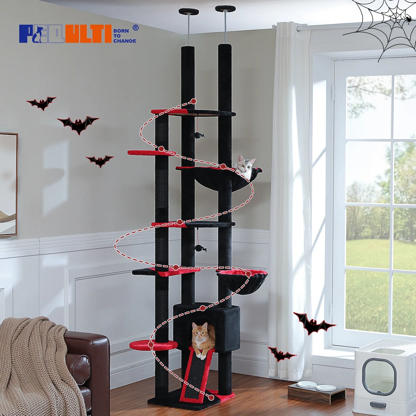 Floor to Ceiling Cat Tree