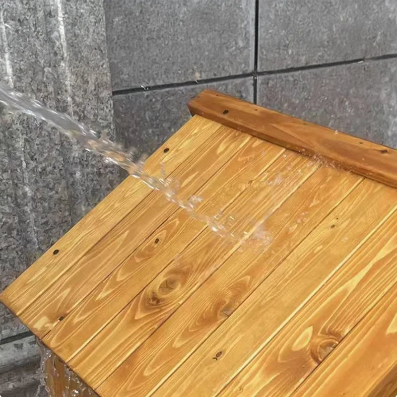 Solid Wood Dog House