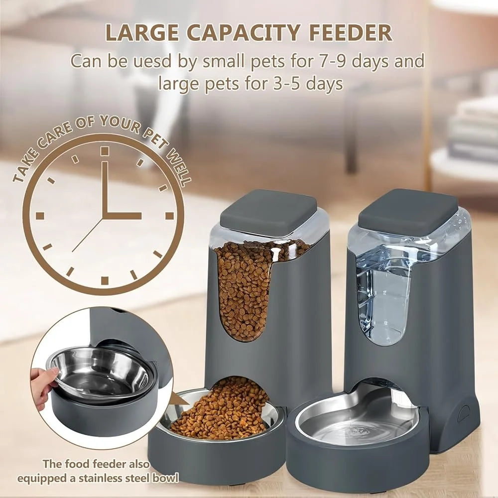 Automatic Pet Feeder Water Dispenser
