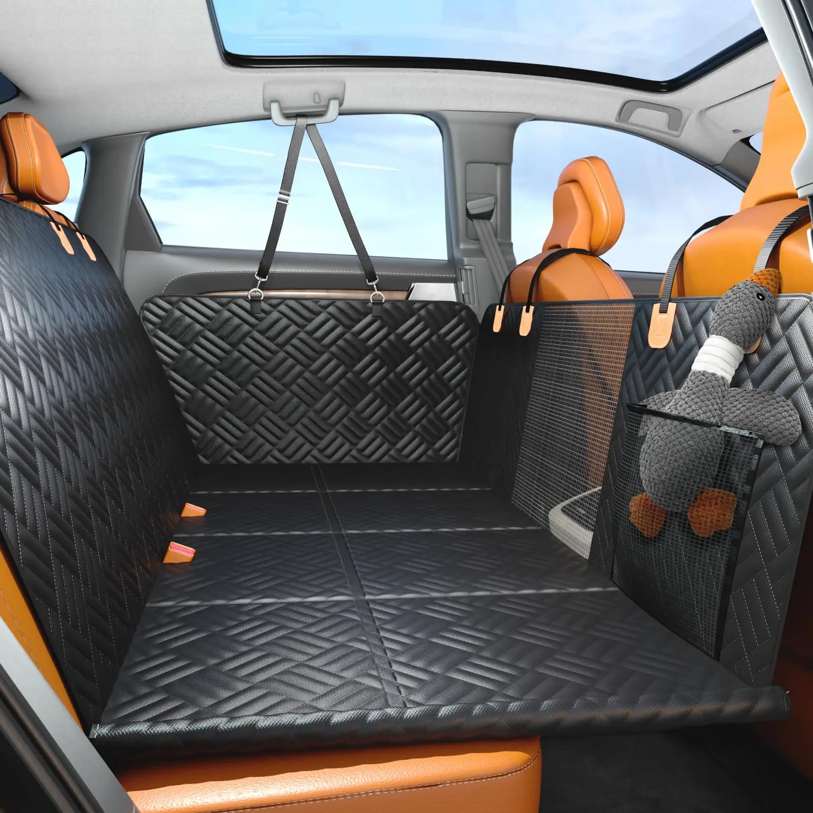 Car Rear Seat Dog Cover