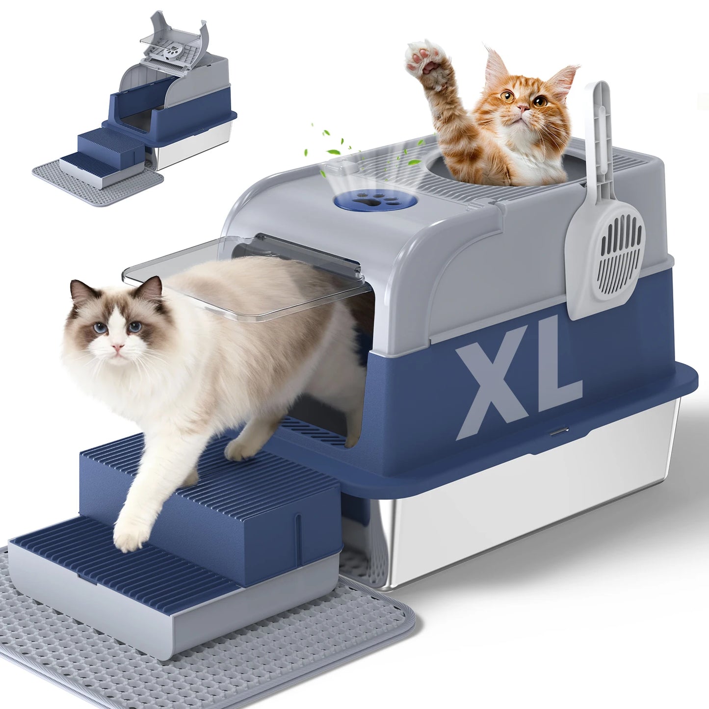 Stainless Steel Cat Litter Box